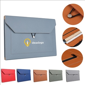 A4 PU Leather Expandable Document Holder